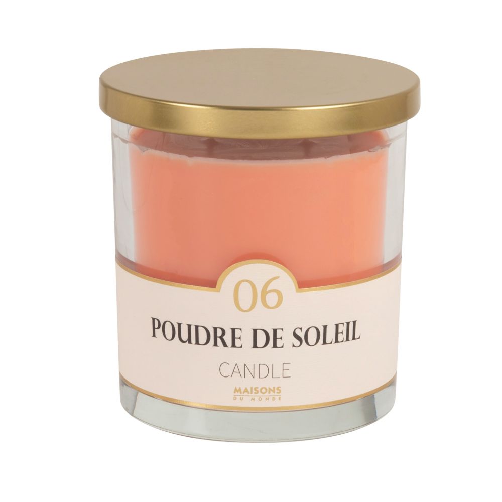 Bougie parfumée terracotta en verre H11, 400g Bougie parfumée terracotta en verre H11, 400g