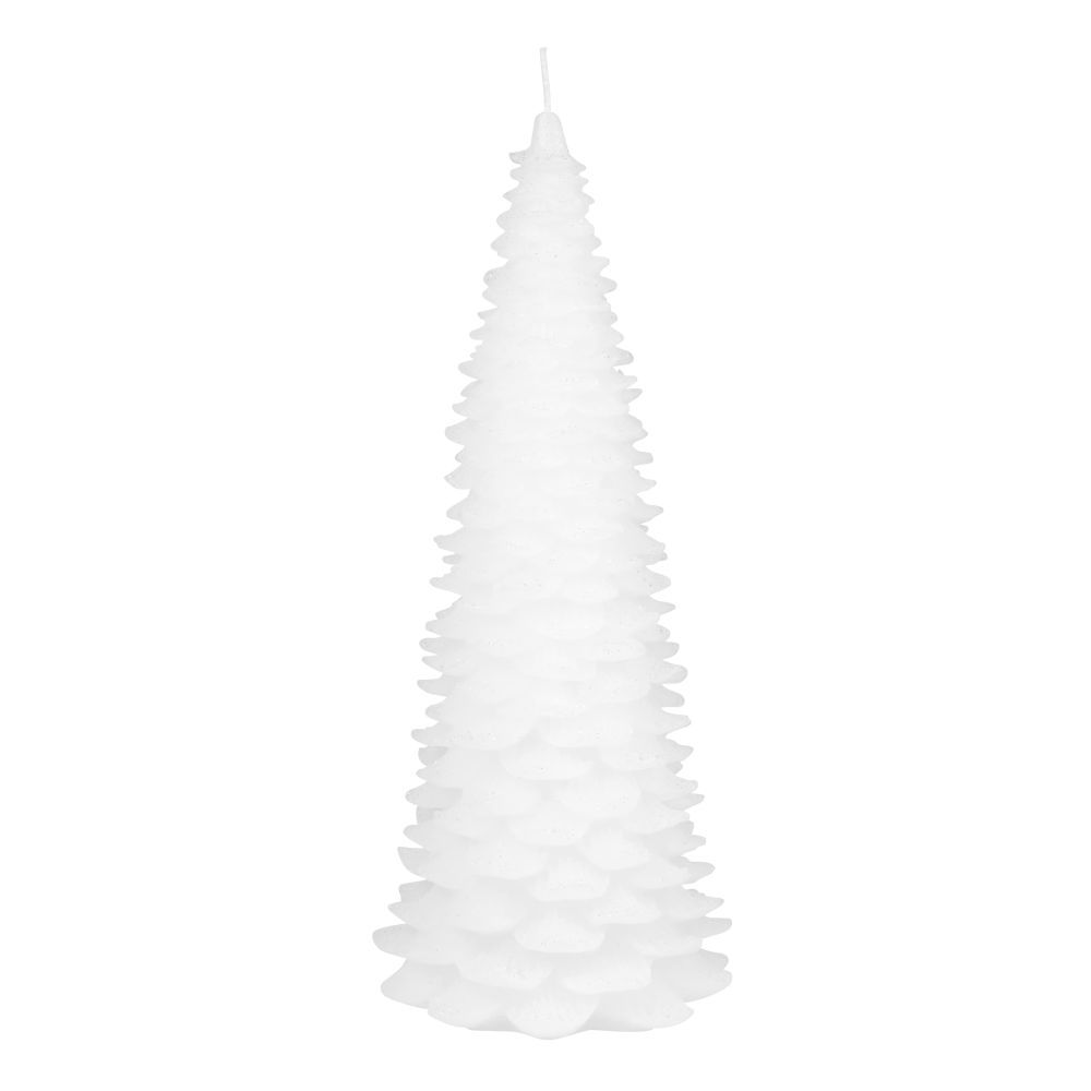 Bougie sapin blanc H28 Bougie sapin blanc H28