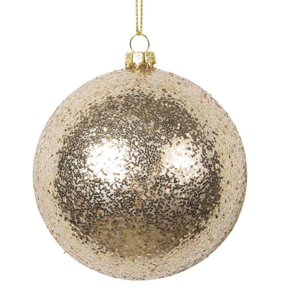 Boule de Noël dorée Boule de Noël dorée