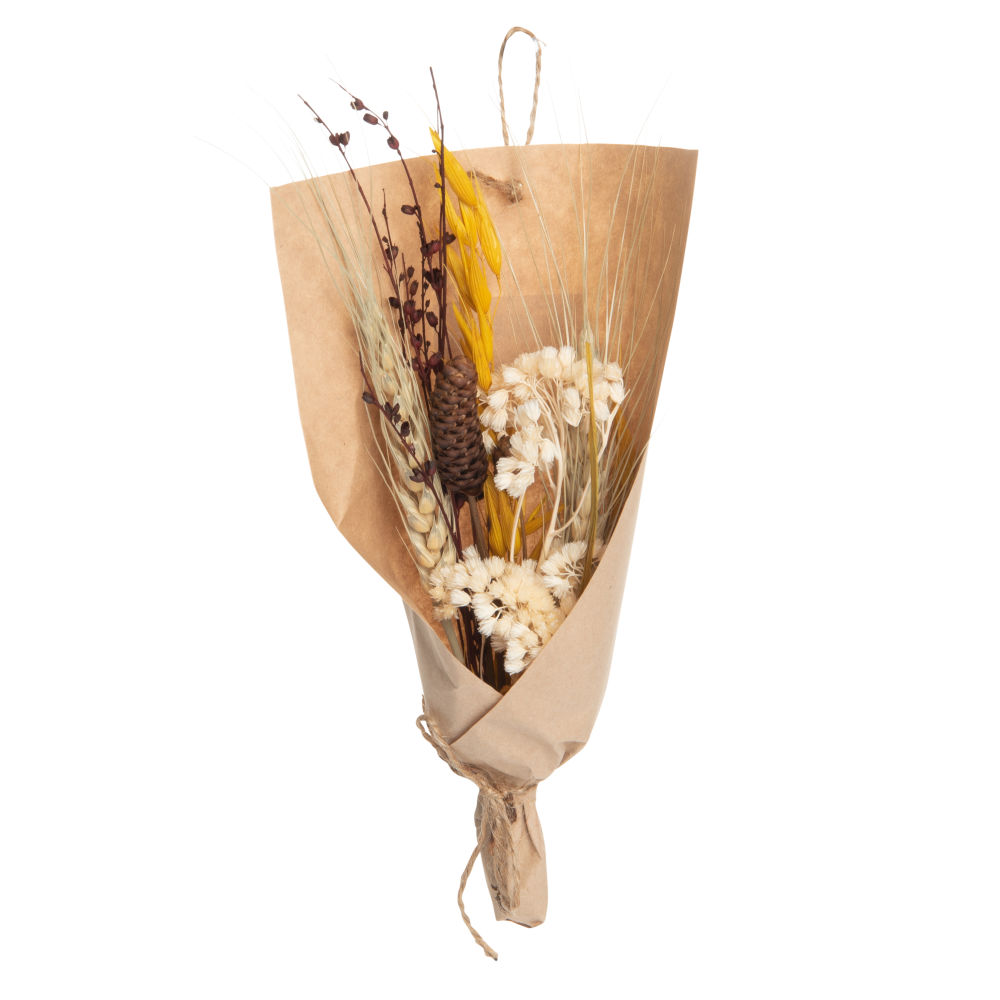 Bouquet de fleurs séchées beiges Bouquet de fleurs séchées beiges