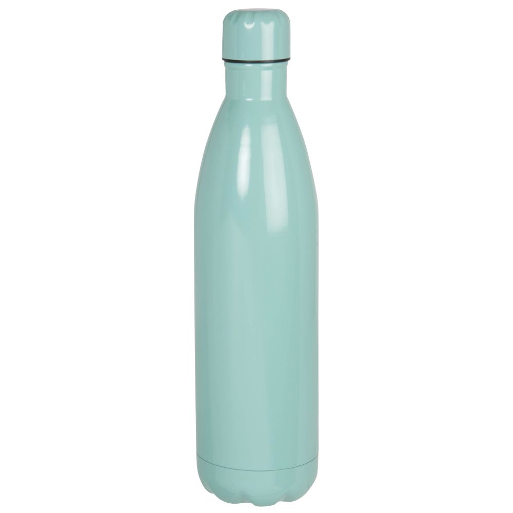 Bouteille isotherme en inox bleu, bleu vert et jaune Bouteille isotherme en inox bleu, bleu vert et jaune