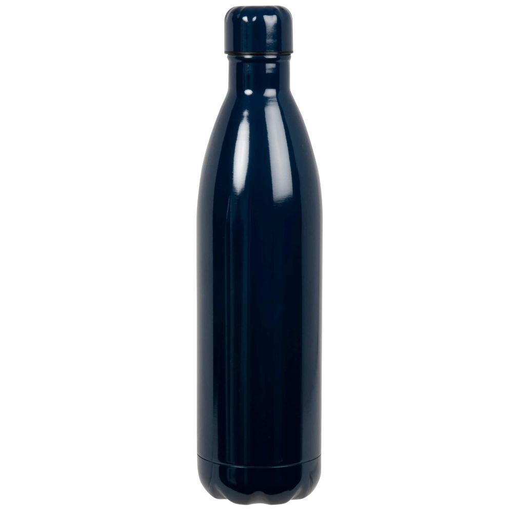 Bouteille isotherme en inox bleu marine Bouteille isotherme en inox bleu marine