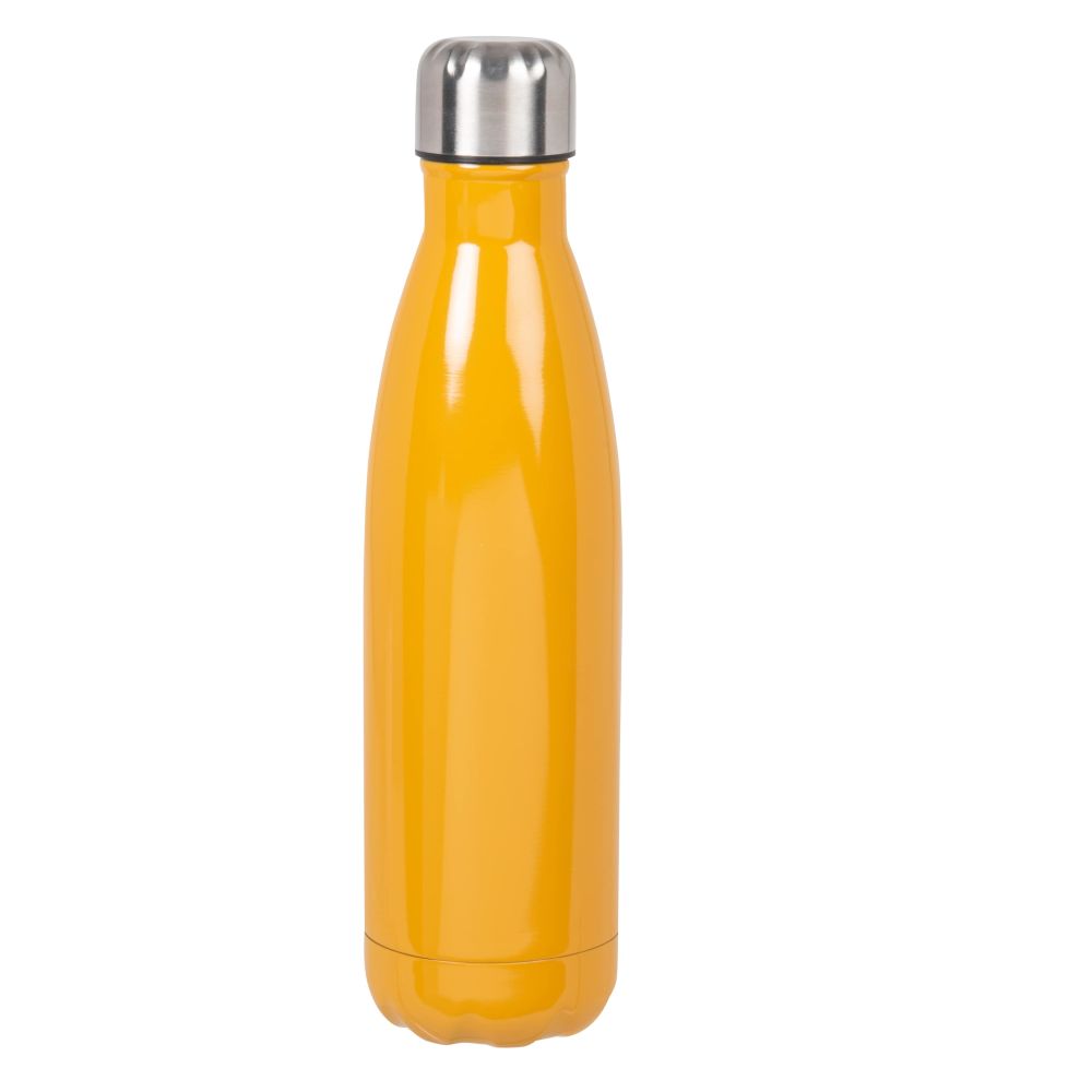 Bouteille isotherme en inox jaune 0,5 L Bouteille isotherme en inox jaune 0,5 L