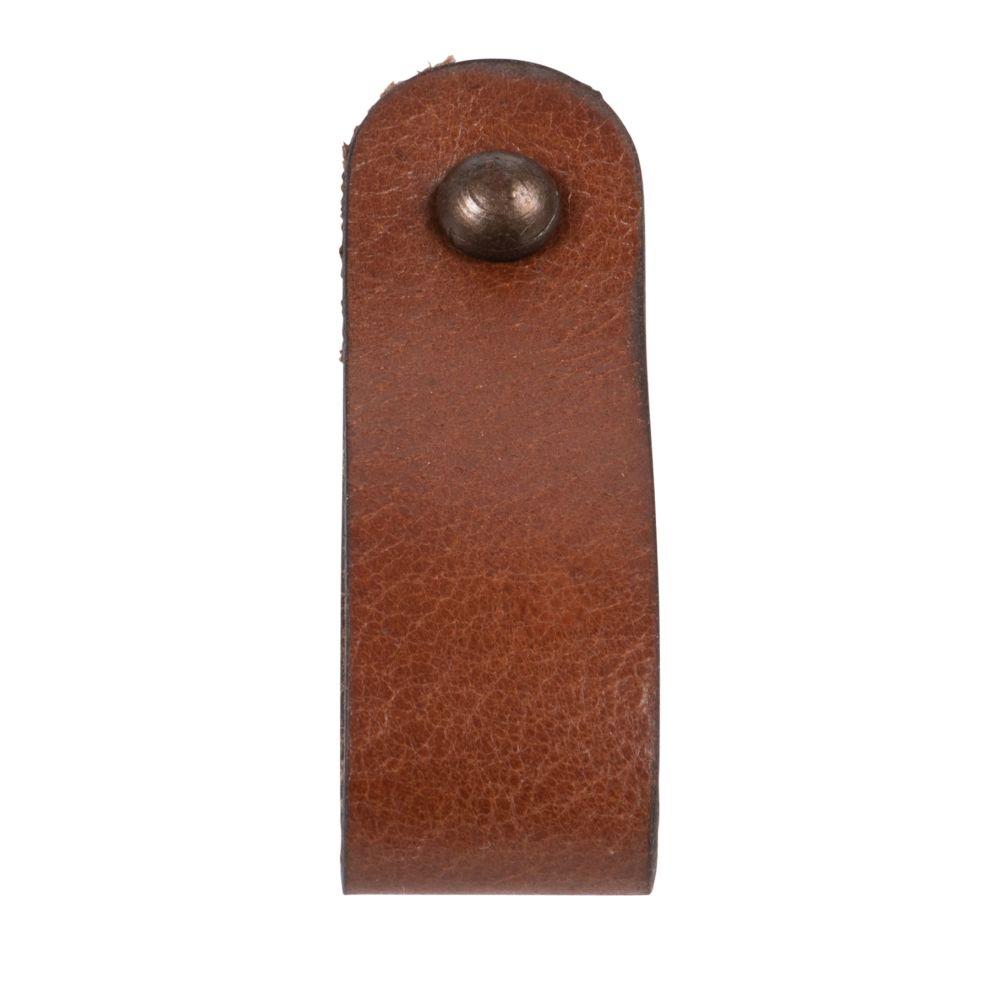 Bouton de porte en cuir de buffle Bouton de porte en cuir de buffle