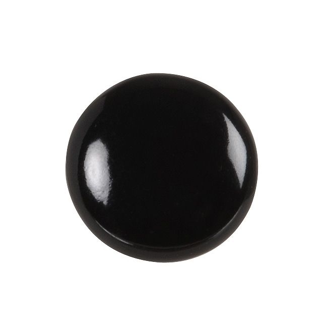 Bouton de porte en grès noir Bouton de porte en grès noir