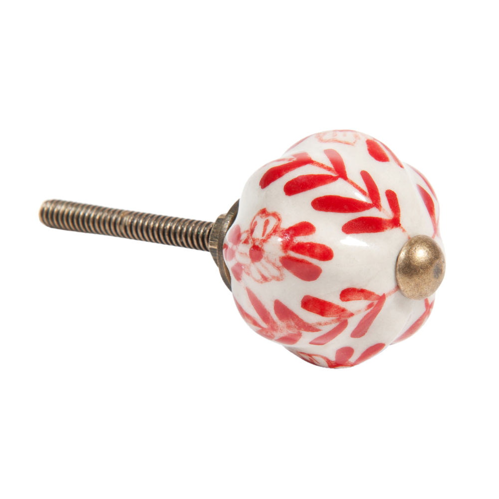 Bouton de porte rouge Bouton de porte rouge