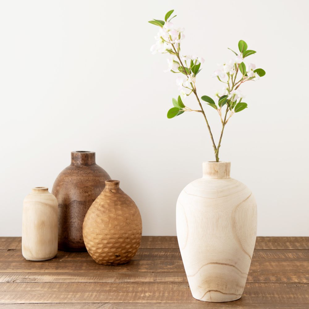 Branche d'hortensia artificielle rose pale Branche d'hortensia artificielle rose pale