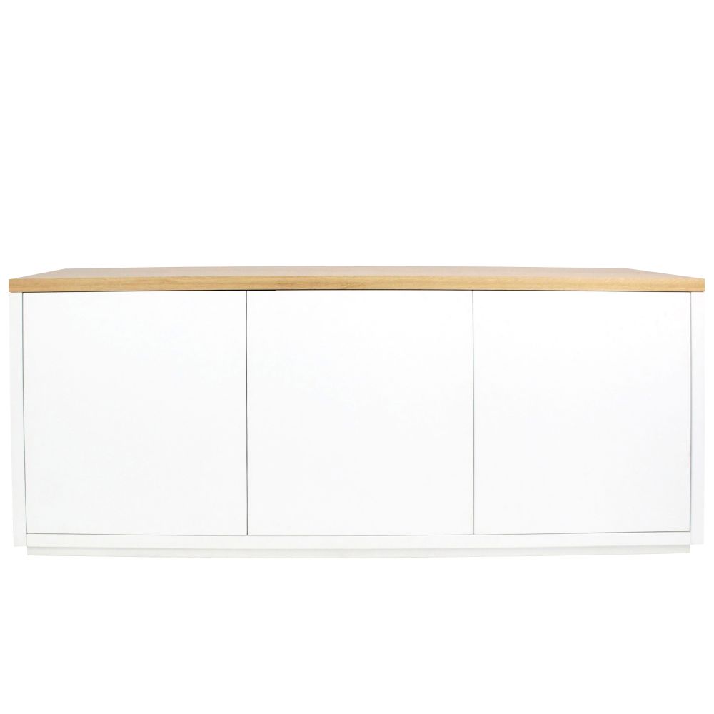 Buffet blanc 3 portes Buffet blanc 3 portes