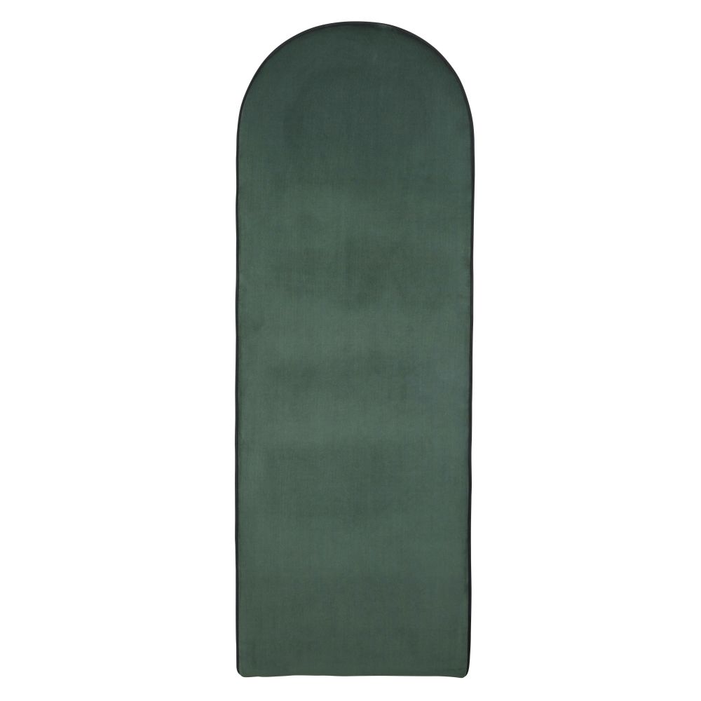 Cabecero modular profesional de terciopelo de poliéster reciclado verde 60x170 Estilo vintage Terciopelo Maisons du monde