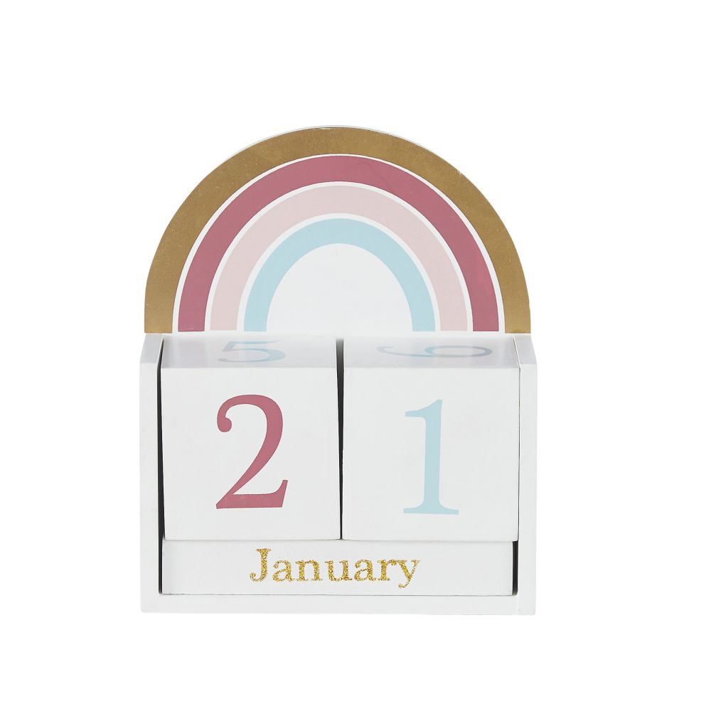 Calendrier arc-en-ciel multicolore (photo) Calendrier arc-en-ciel multicolore