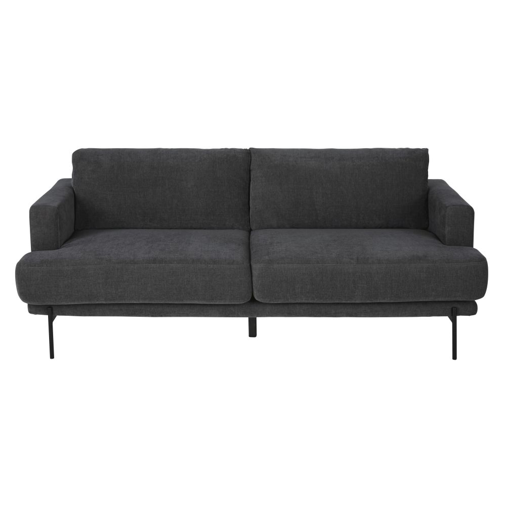 Canapé 2/3 places gris anthracite Canapé 2/3 places gris anthracite
