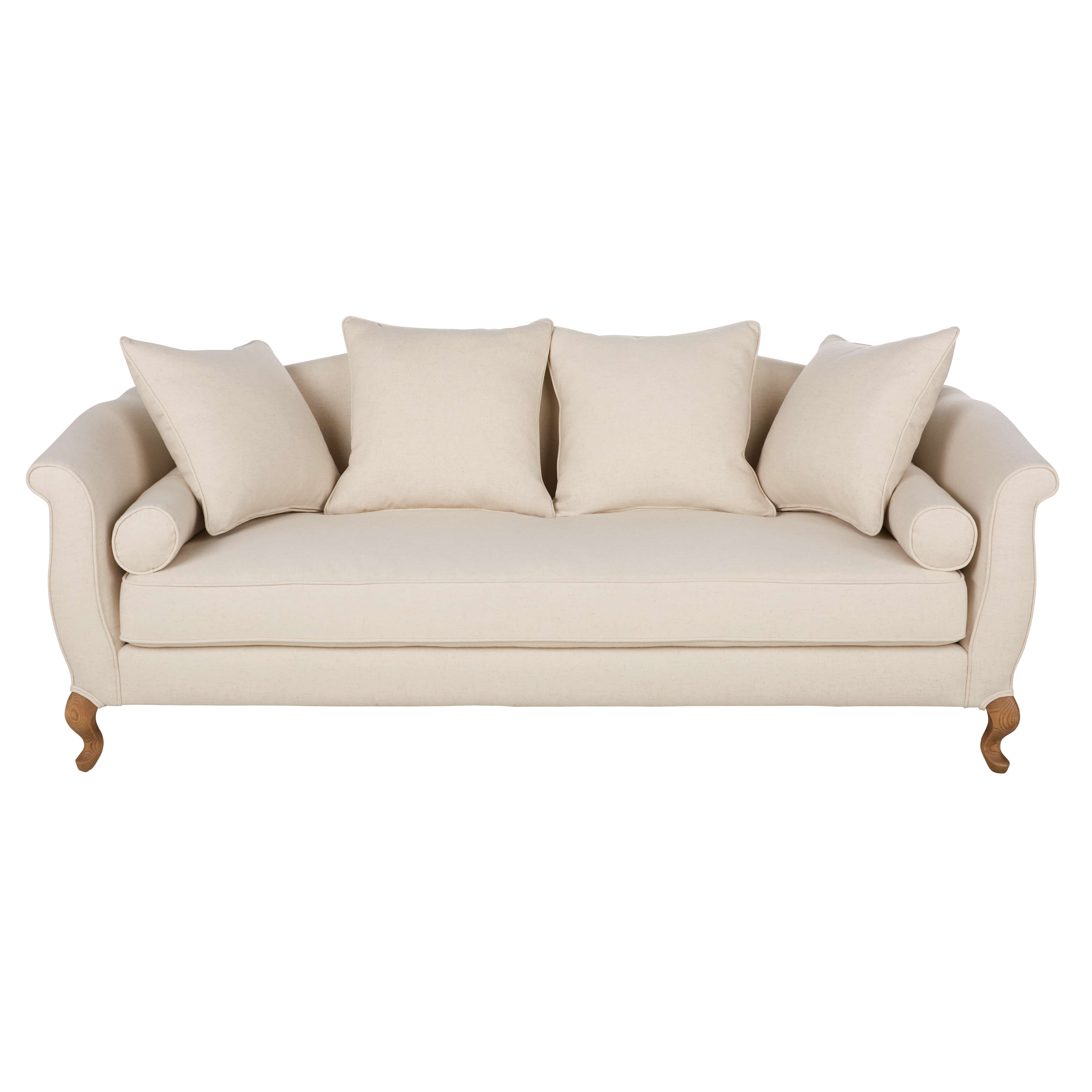 Canapé 3 places beige