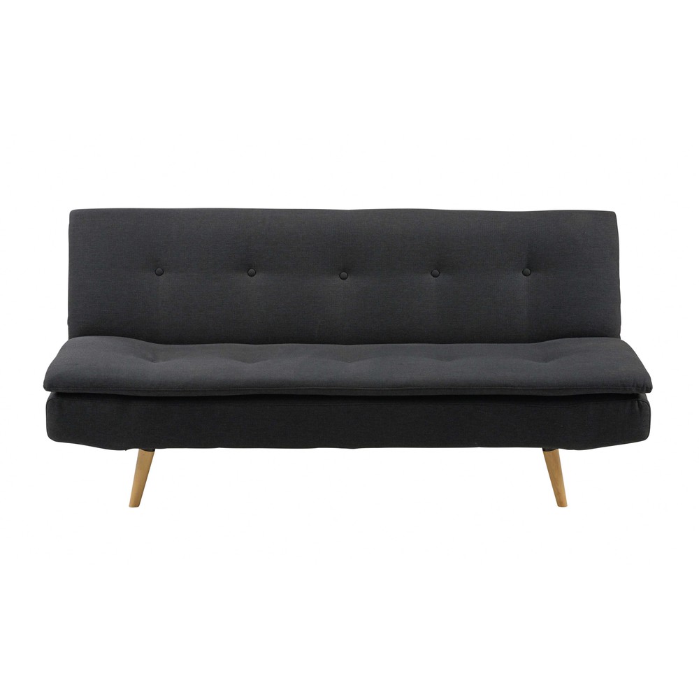 Canapé clic-clac 3 places gris anthracite Canapé clic-clac 3 places gris anthracite
