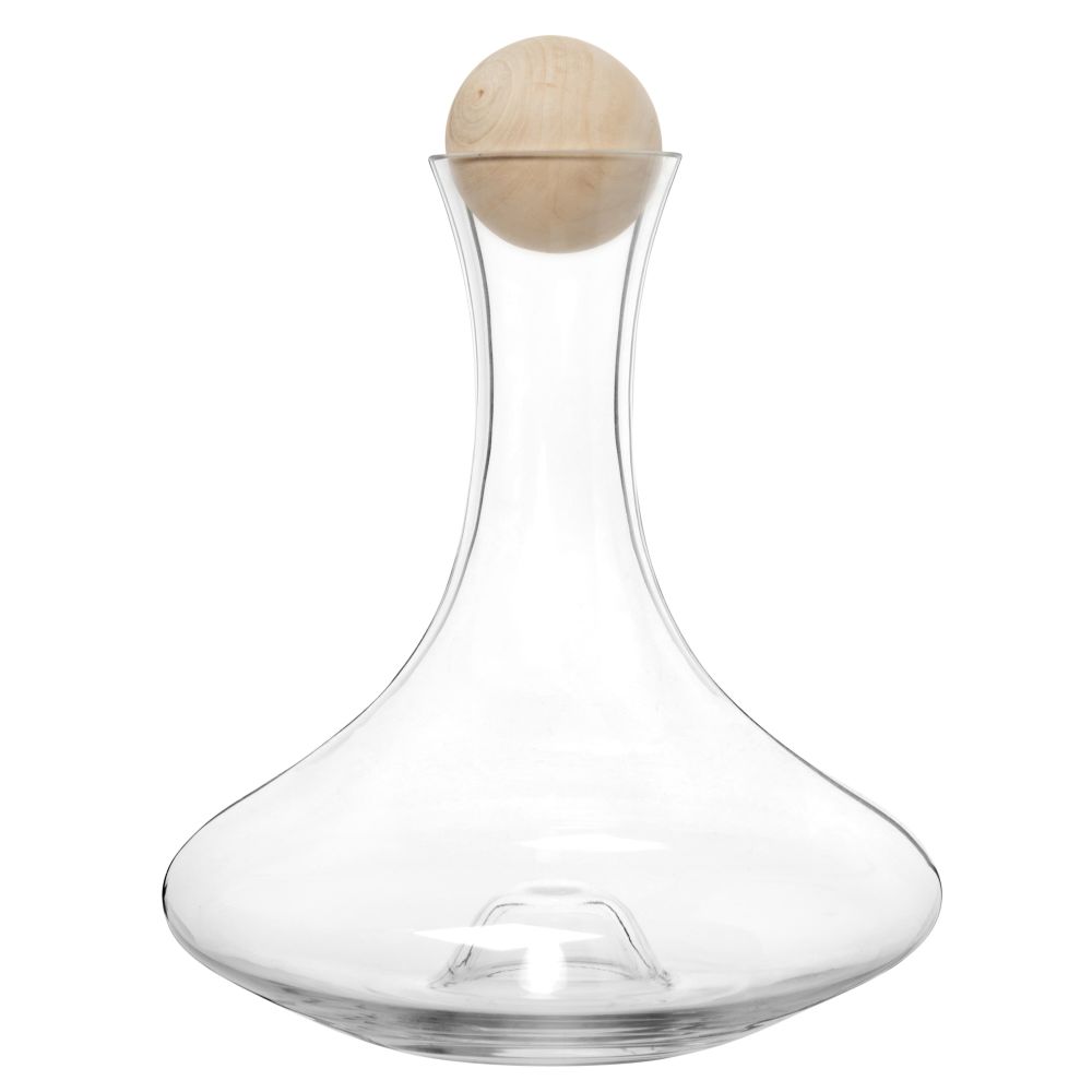 Carafe à vin en verre et boule en schima (photo) Carafe à vin en verre et boule en schima