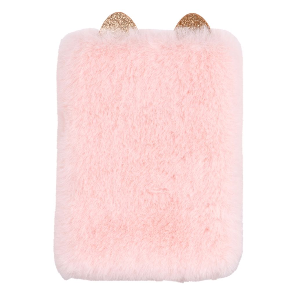 Carnet de notes chat imitation fourrure rose Carnet de notes chat imitation fourrure rose