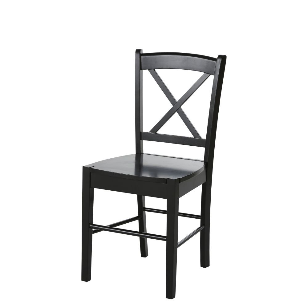 Chaise en hévéa noir Chaise en hévéa noir