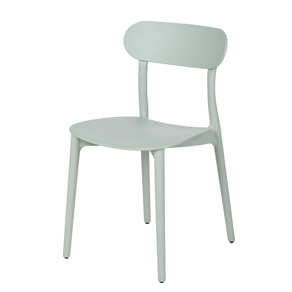 Chaise en polypropylène vert