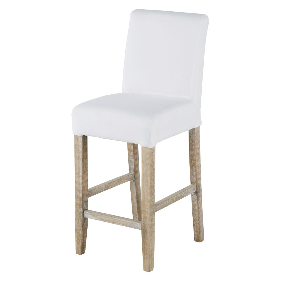 Chaise pour îlot central à housser pieds en pin H65 Chaise pour îlot central à housser pieds en pin H65