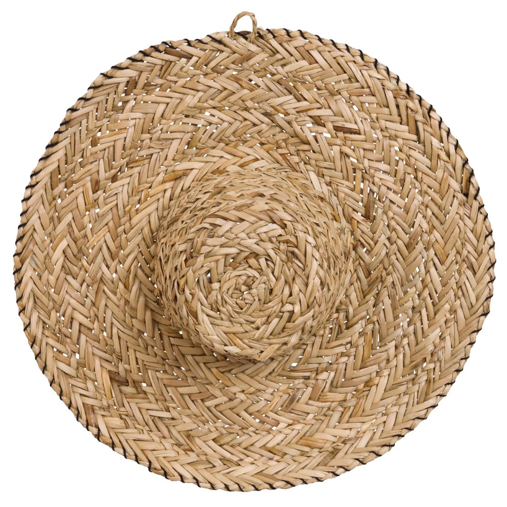 Chapeau en algues tressées (photo) Chapeau en algues tressées