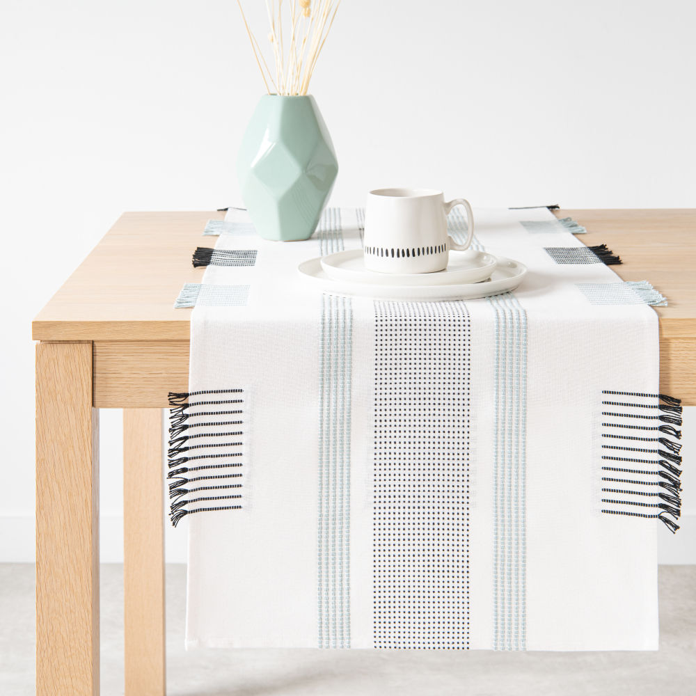 Chemin de table en coton 48x150 (photo) Chemin de table en coton 48x150