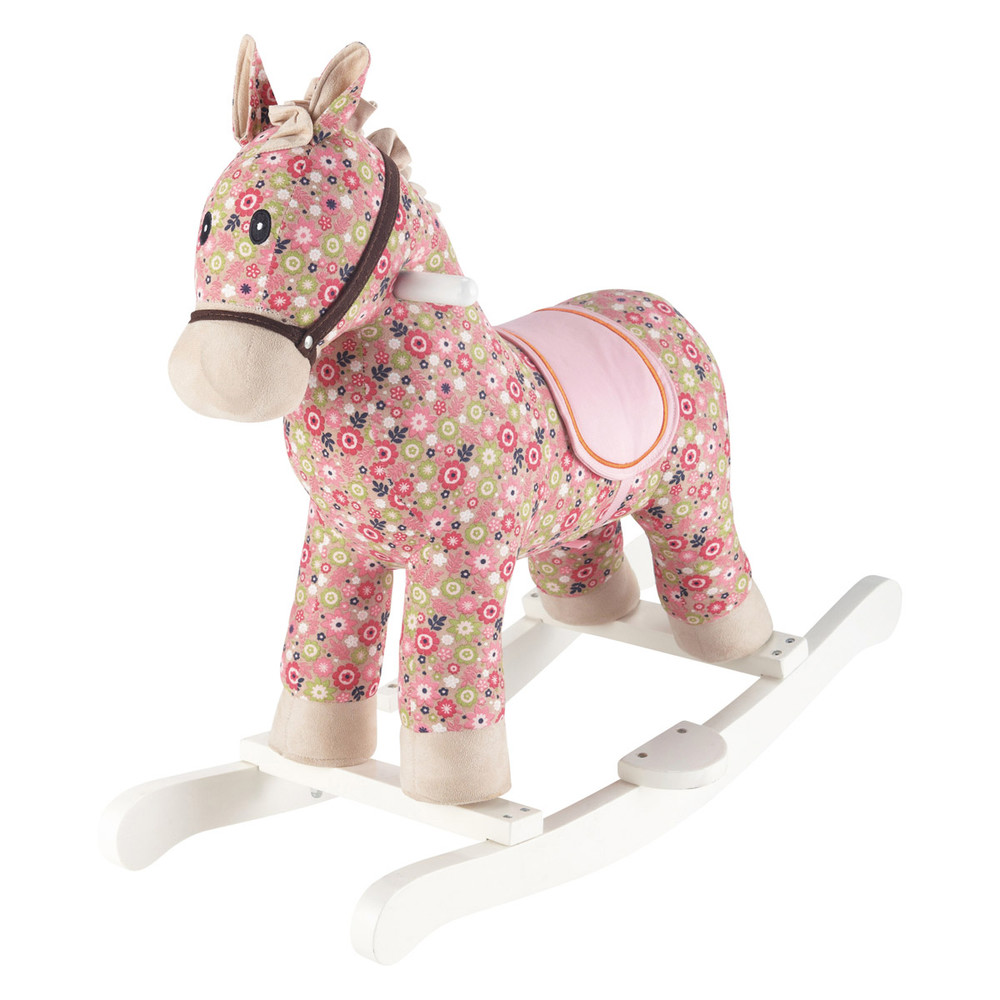 Cheval à bascule rose (photo) Cheval à bascule rose