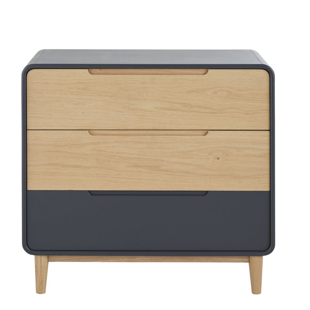 Commode 3 tiroirs bicolore Commode 3 tiroirs bicolore