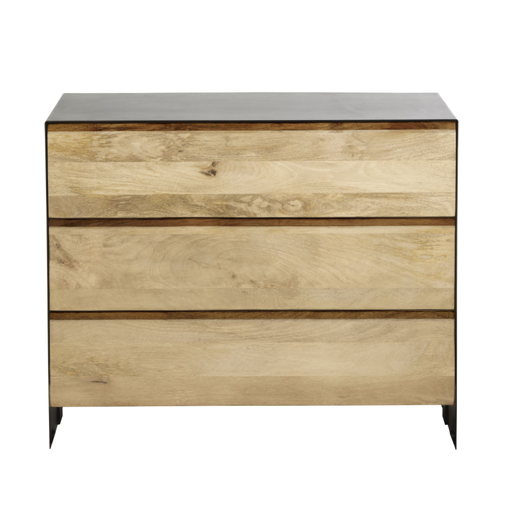 Commode 3 tiroirs bicolore Commode 3 tiroirs bicolore