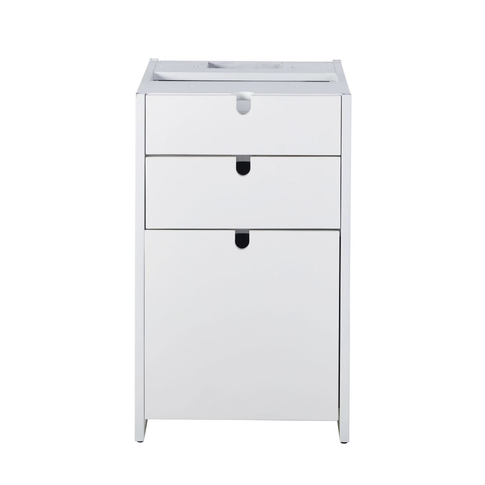 Contenitore per scrivania modulabile professionale bianco - Modello Contemporaneo - Bianco - - Legno - Maisons du Monde