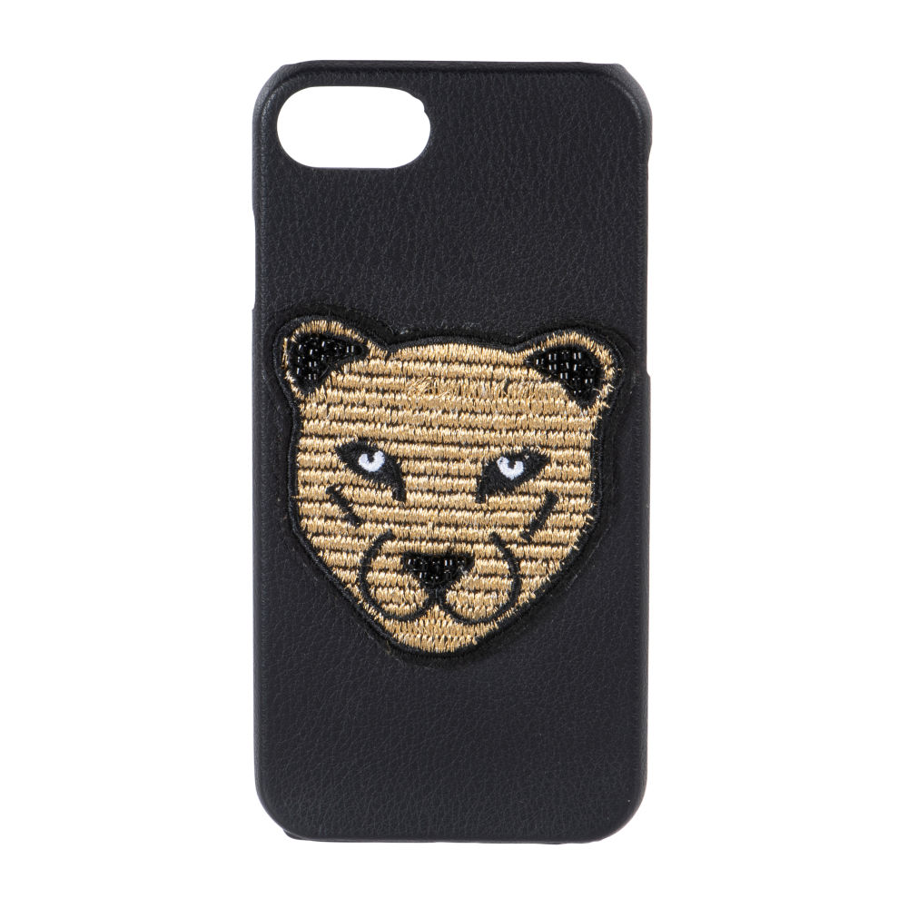Coque Iphone 6/7/8/SE noir motif léopard Coque Iphone 6/7/8/SE noir motif léopard