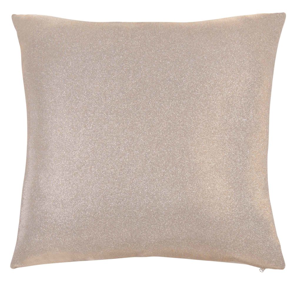 Coussin doré clair à paillettes 40x40 Coussin doré clair à paillettes 40x40