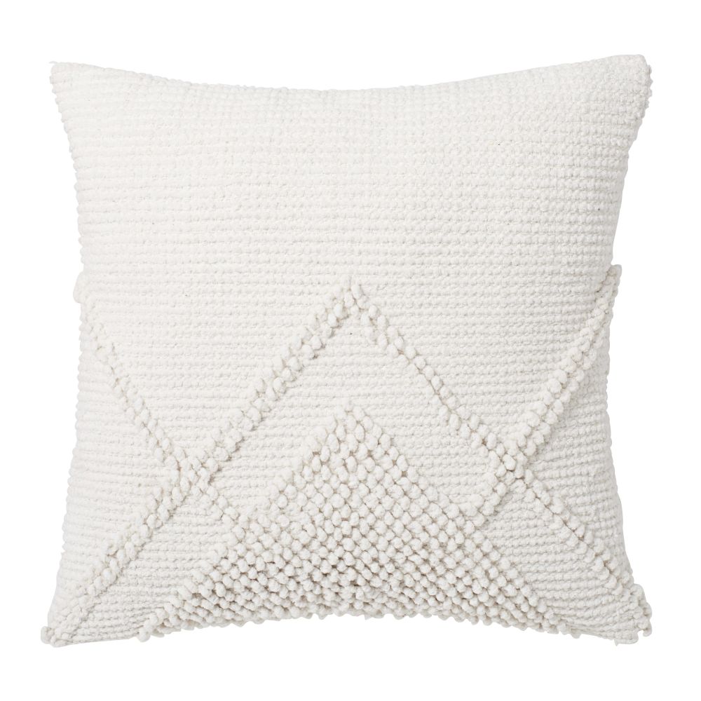Coussin en coton écru 45x45 (photo) Coussin en coton écru 45x45