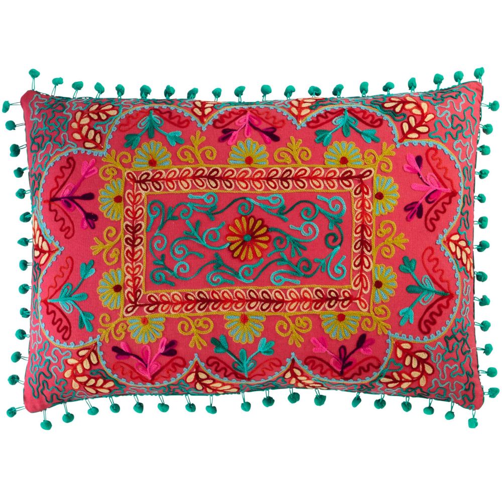 Coussin en coton multicolore 30 x 50 cm (photo) Coussin en coton multicolore 30 x 50 cm