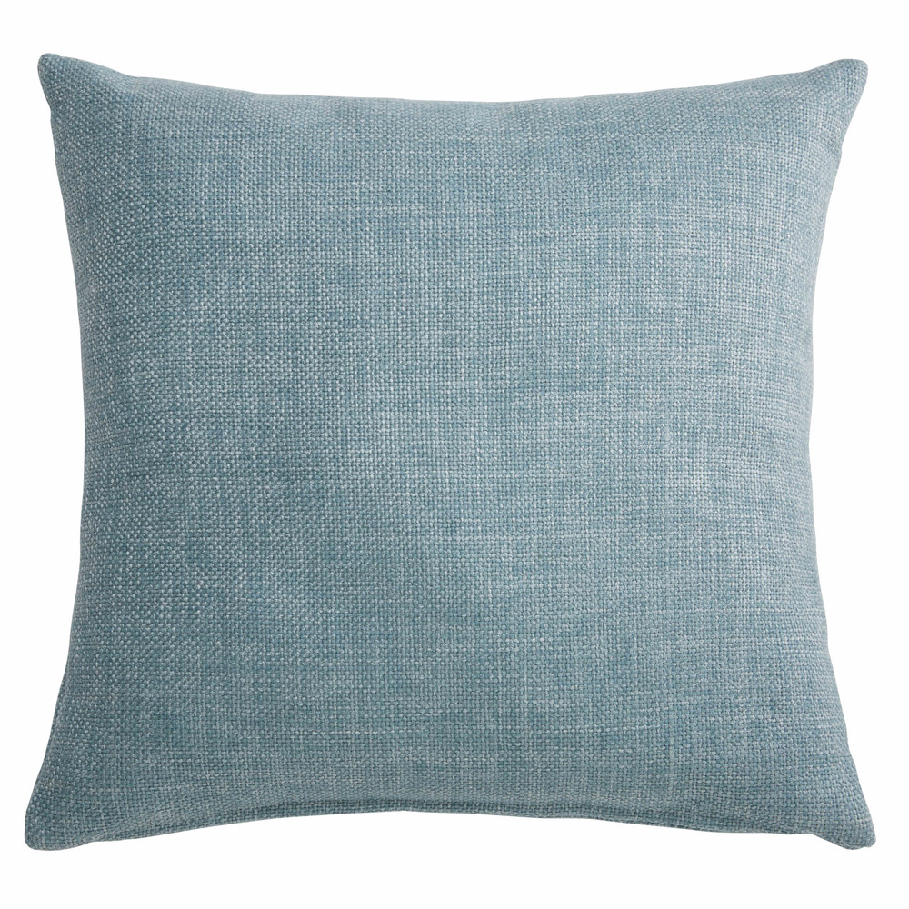 Coussin en tissu bleu 45x45cm (photo) Coussin en tissu bleu 45x45cm