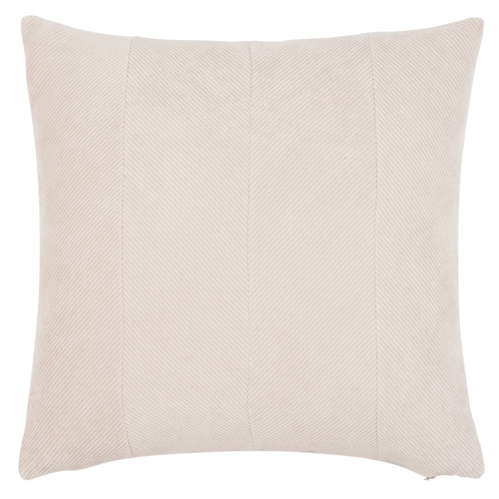 Coussin en velours côtelé beige 50x50 Coussin en velours côtelé beige 50x50