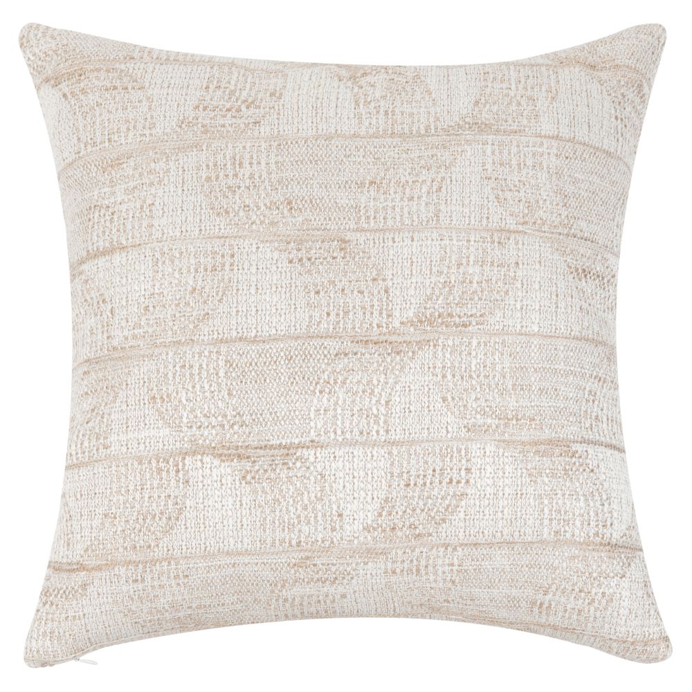 Coussin tissé jacquard beige 45x45 Coussin tissé jacquard beige 45x45