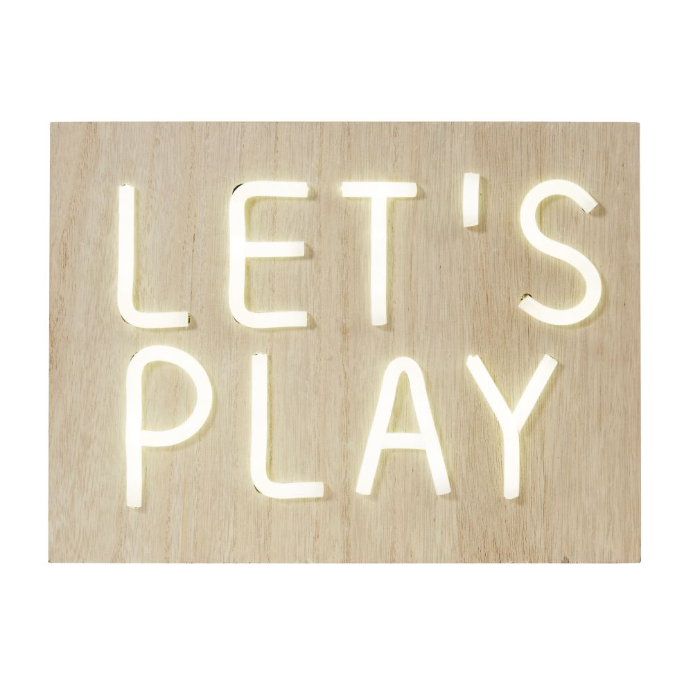 Déco lumineuse let's play (photo) Déco lumineuse let's play