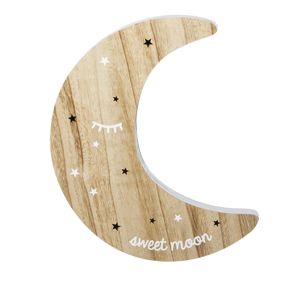Déco lumineuse murale lune