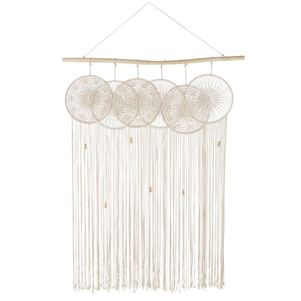 Déco murale attrape-rêves en macramé 149x220 (photo) Déco murale attrape-rêves en macramé 149x220