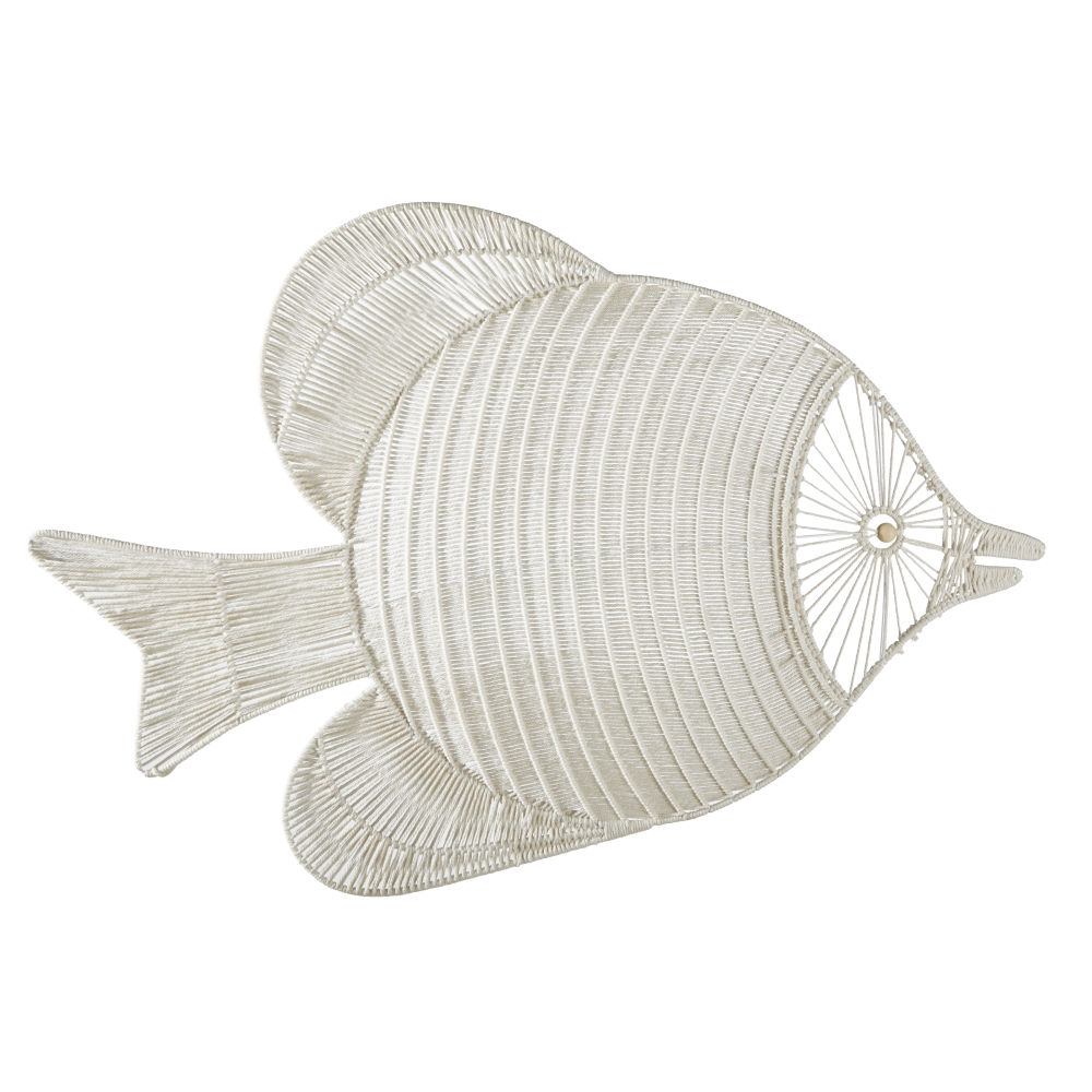 Déco murale poisson en macramé 119x78 Déco murale poisson en macramé 119x78