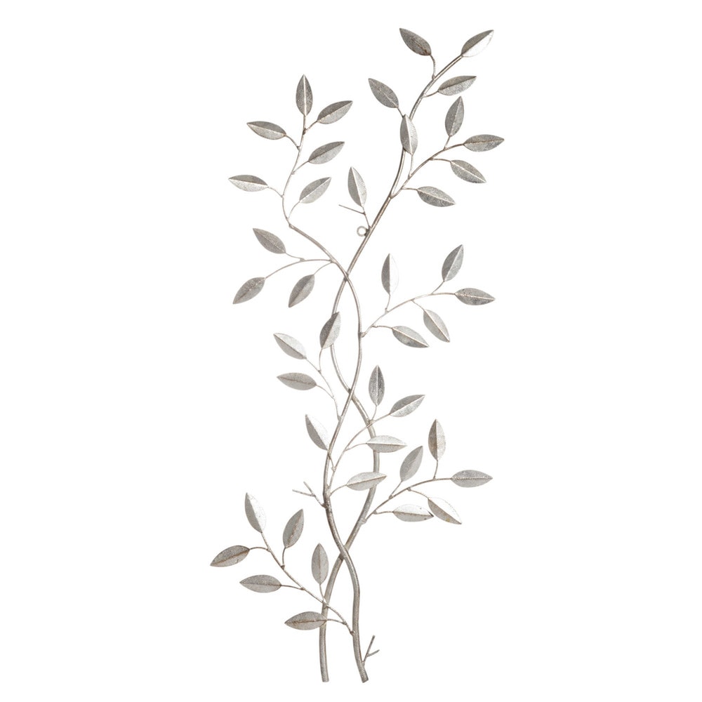 Déco murale végétale en métal 33x76 Déco murale végétale en métal 33x76