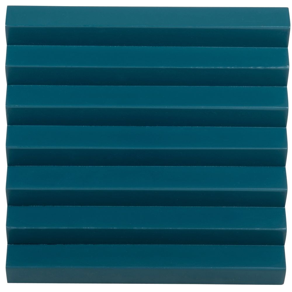 Dessous de plat bleu canard 20x20 cm Dessous de plat bleu canard 20x20 cm