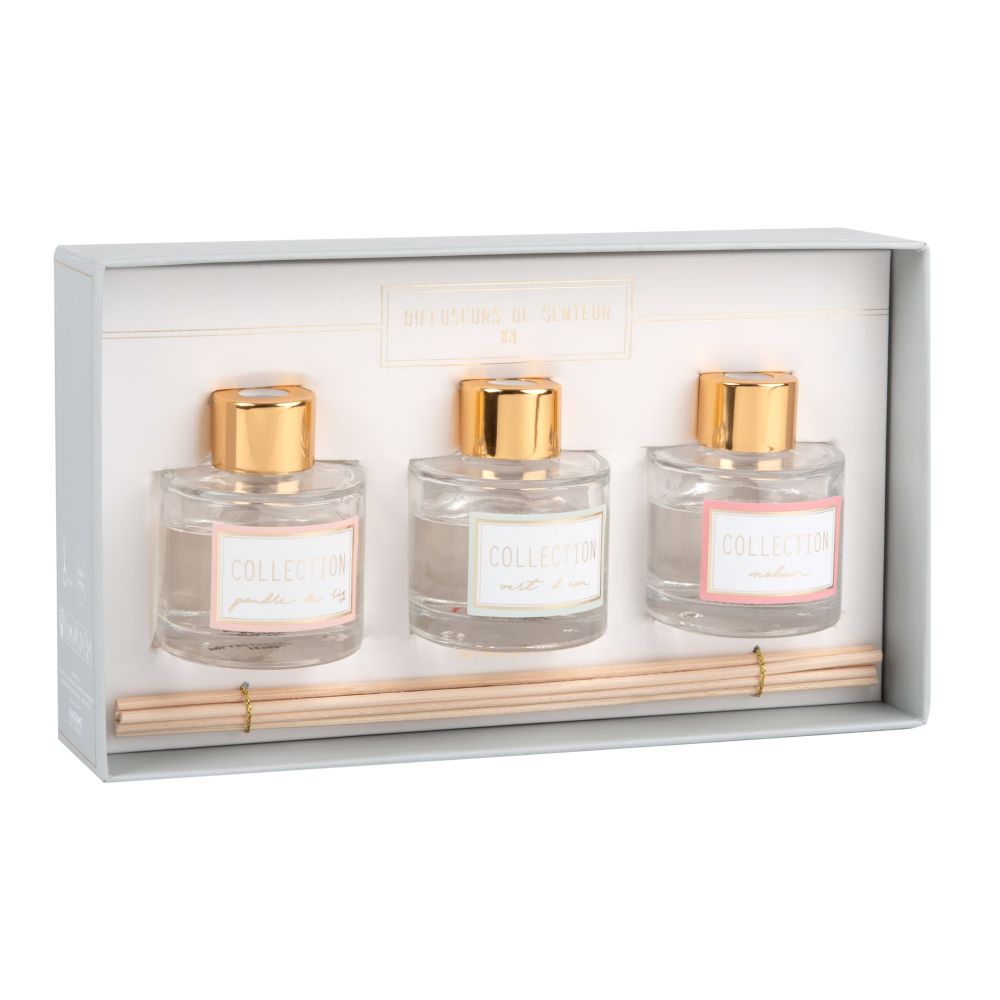 Diffuseurs parfumés en verre 30ML (x3)
