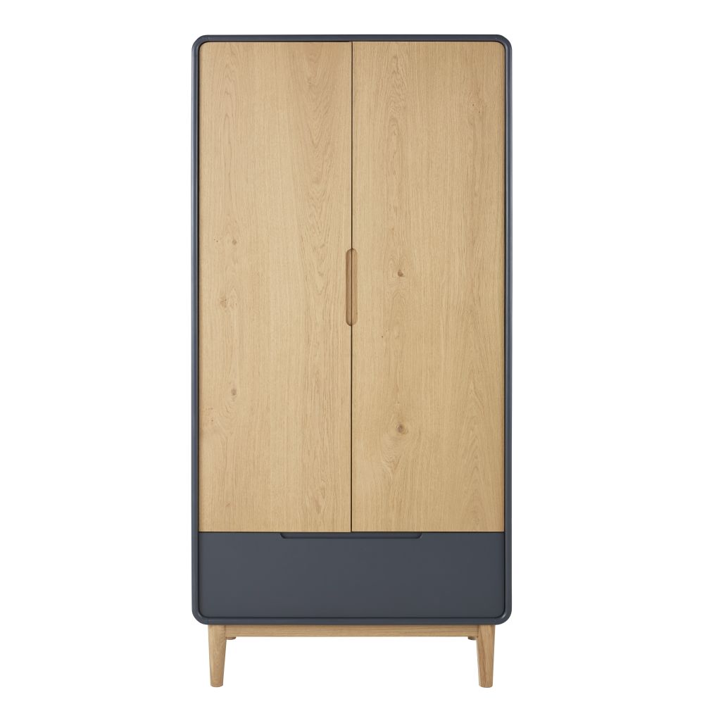 Dressing 2 portes 1 tiroir bicolore Dressing 2 portes 1 tiroir bicolore