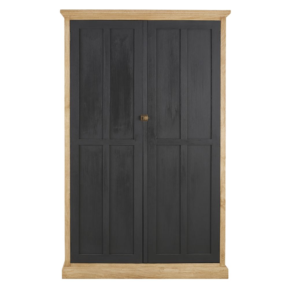 Dressing 2 portes en manguier massif bicolore (photo) Dressing 2 portes en manguier massif bicolore