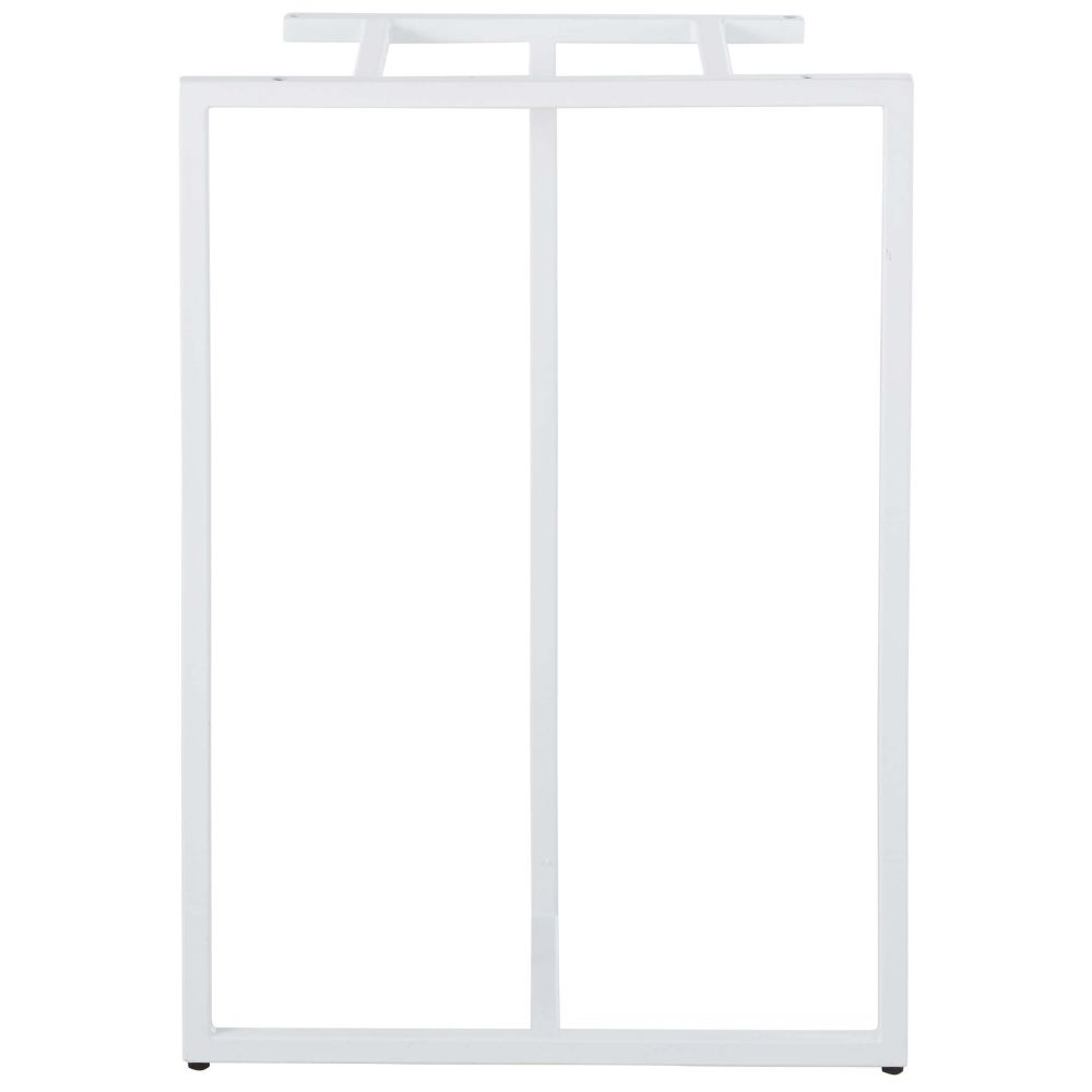 Gamba di scrivania modulabile professionale bianca - Modello Contemporaneo - Bianco - - Metallo - Maisons du Monde
