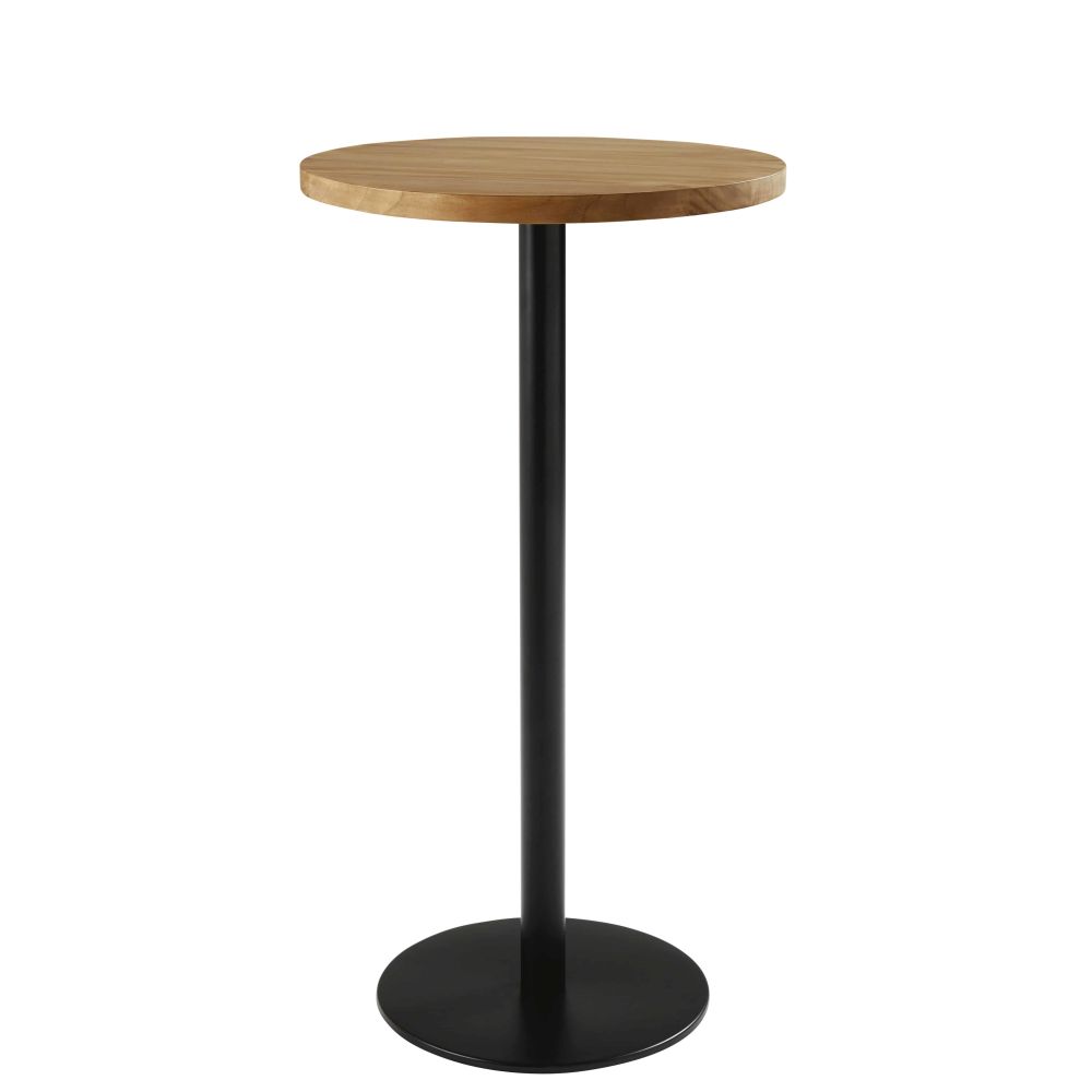 Gamba tavolo alto in metallo nero, h 100 cm - Modello Contemporaneo - - Metallo - Maisons du Monde