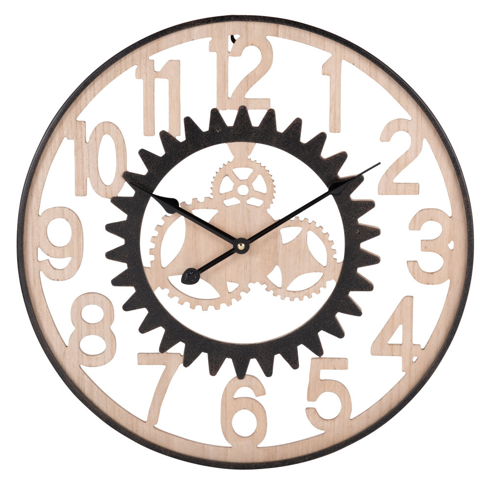 Horloge à rouages bicolore D60 (photo) Horloge à rouages bicolore D60