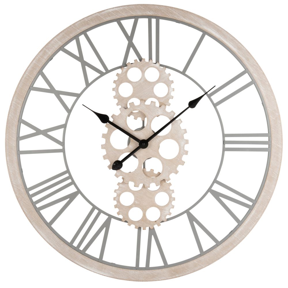 Horloge avec rouages en métal ajouré D70 (photo) Horloge avec rouages en métal ajouré D70