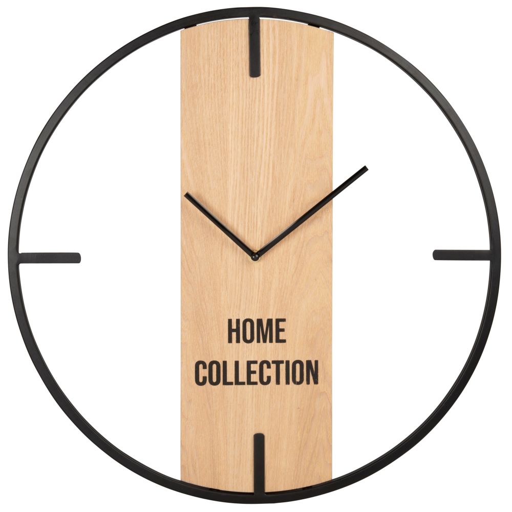 Horloge beige et noire D50 (photo) Horloge beige et noire D50