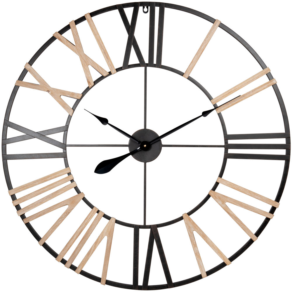 Horloge noire et beige D80 Horloge noire et beige D80